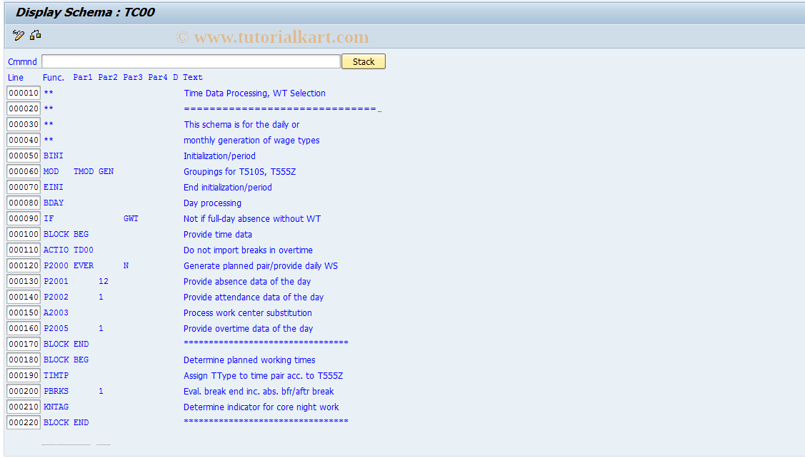 SAP TCode S_AHR_61007038 - IMG Activity: OHACTI322