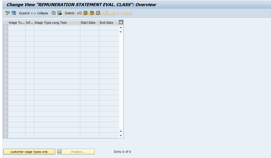 SAP TCode S_AHR_61007051 - IMG-Aktivität: SIMG_OHATW_528