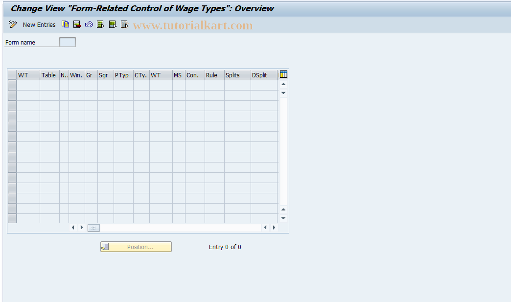 SAP TCode S_AHR_61007053 - IMG-Aktivität: SIMG_OHATW_409