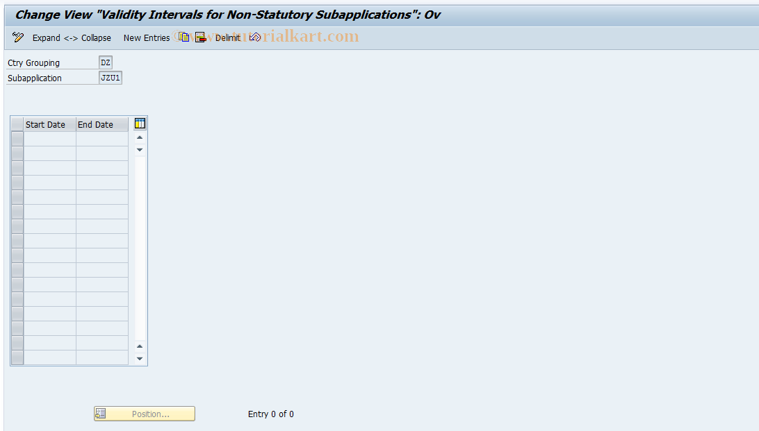 SAP TCode S_AHR_61007066 - IMG Activity: OHACDR000