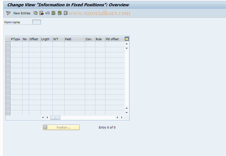 SAP TCode S_AHR_61007075 - IMG-Aktivität: SIMG_OHATW_418