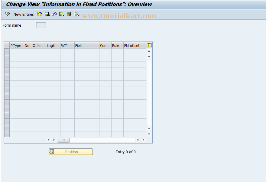 SAP TCode S_AHR_61007080 - IMG-Aktivität: SIMG_OHATW_413