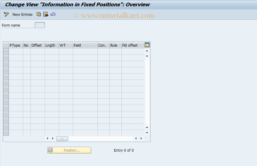 SAP TCode S_AHR_61007102 - IMG-Aktivität: SIMG_OHAR417