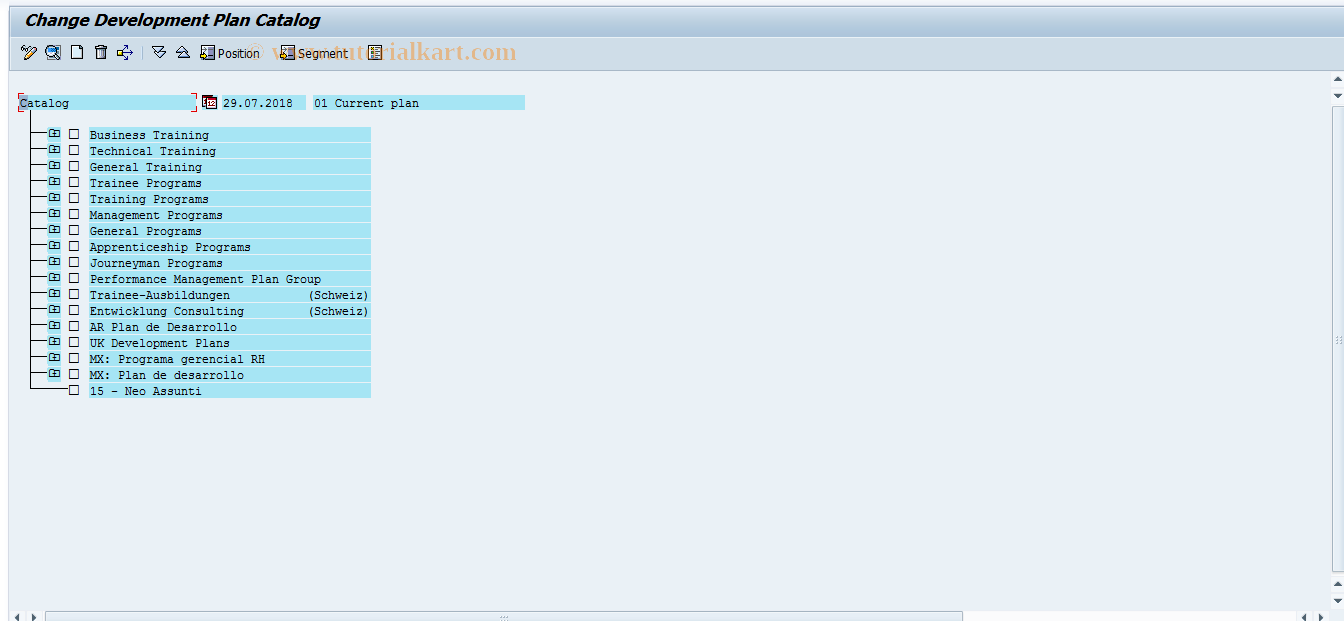 SAP TCode S_AHR_61007168 - IMG Activity: SIMG_CFMENUOHP2OOEC