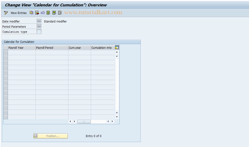 SAP TCode S_AHR_61007198 - IMG-Aktivität: OHAR0902