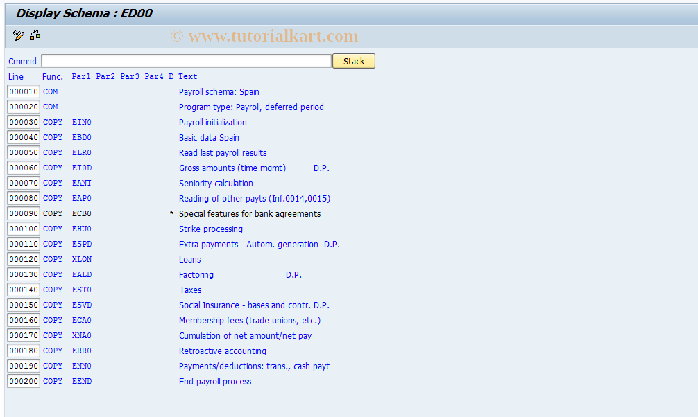 SAP TCode S_AHR_61007205 - IMG activity: OHAE0016D