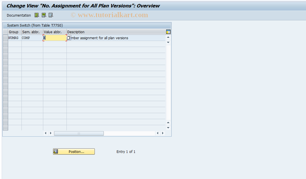 SAP TCode S_AHR_61007220 - IMG Activity: SIMG_CFMENUOHP2OONC