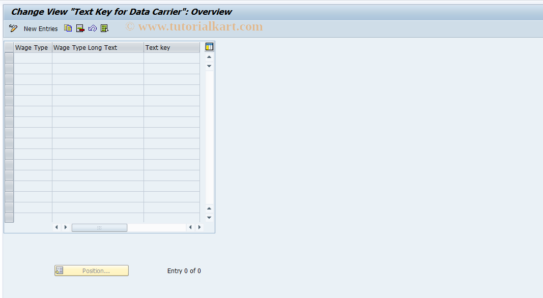 SAP TCode S_AHR_61007233 - IMG-Aktivität: OHAPH_DT004