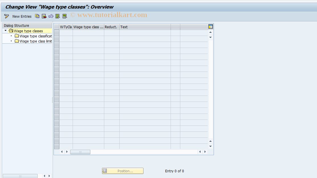 SAP TCode S_AHR_61007247 - IMG-Aktivität: OHARR1025