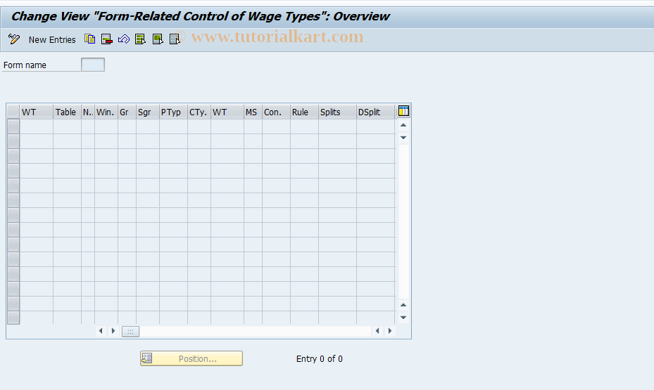 SAP TCode S_AHR_61007255 - IMG-Aktivität: SIMG_OHAPH_529