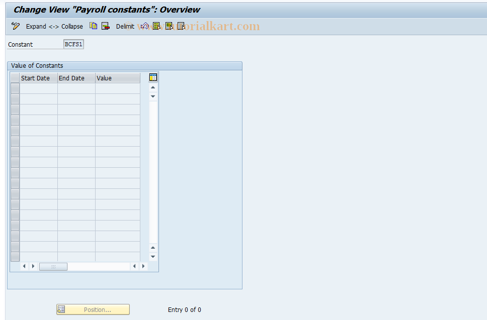 SAP TCode S_AHR_61007267 - IMG activity: OHAE0035