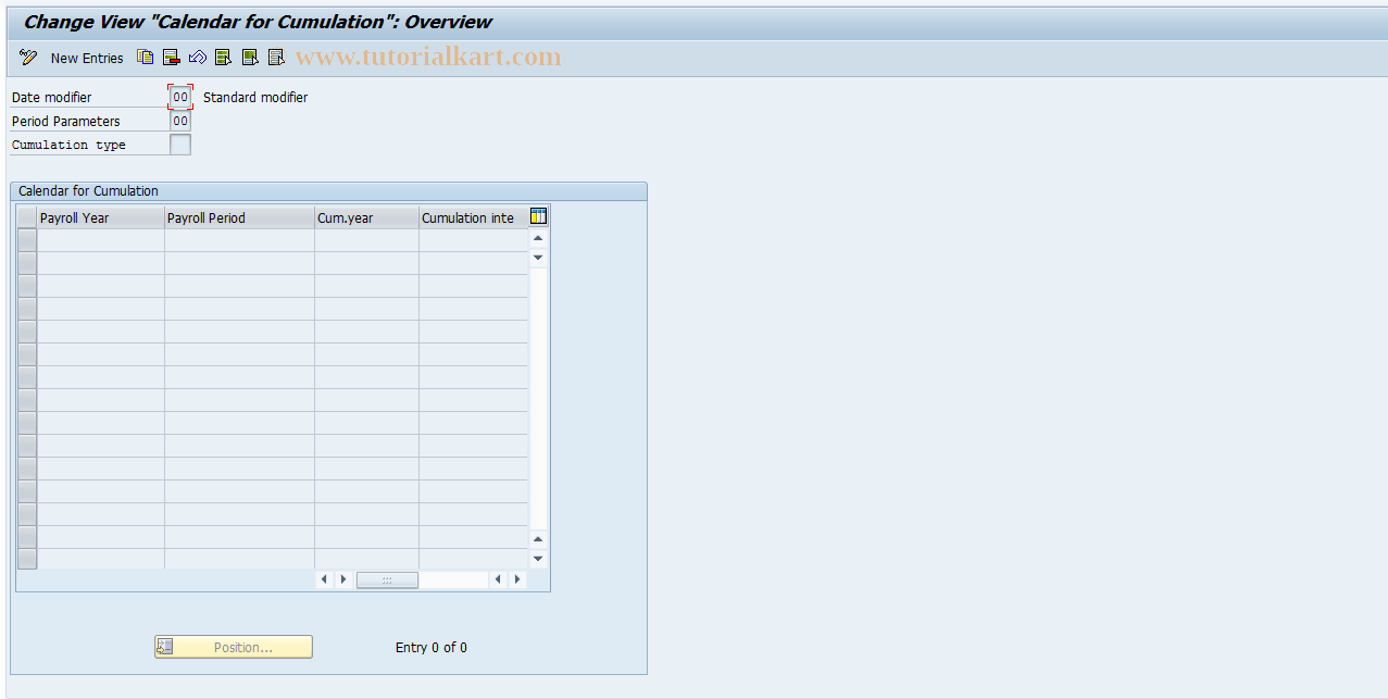 SAP TCode S_AHR_61007306 - IMG-Aktivität: OHAPH_0902