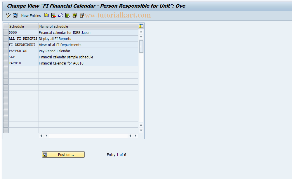 SAP TCode S_AHR_61007351 - IMG-Aktivität: OHAPH_PAY002