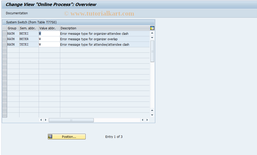 SAP TCode S_AHR_61007365 - IMG Activity: OHP4_0300