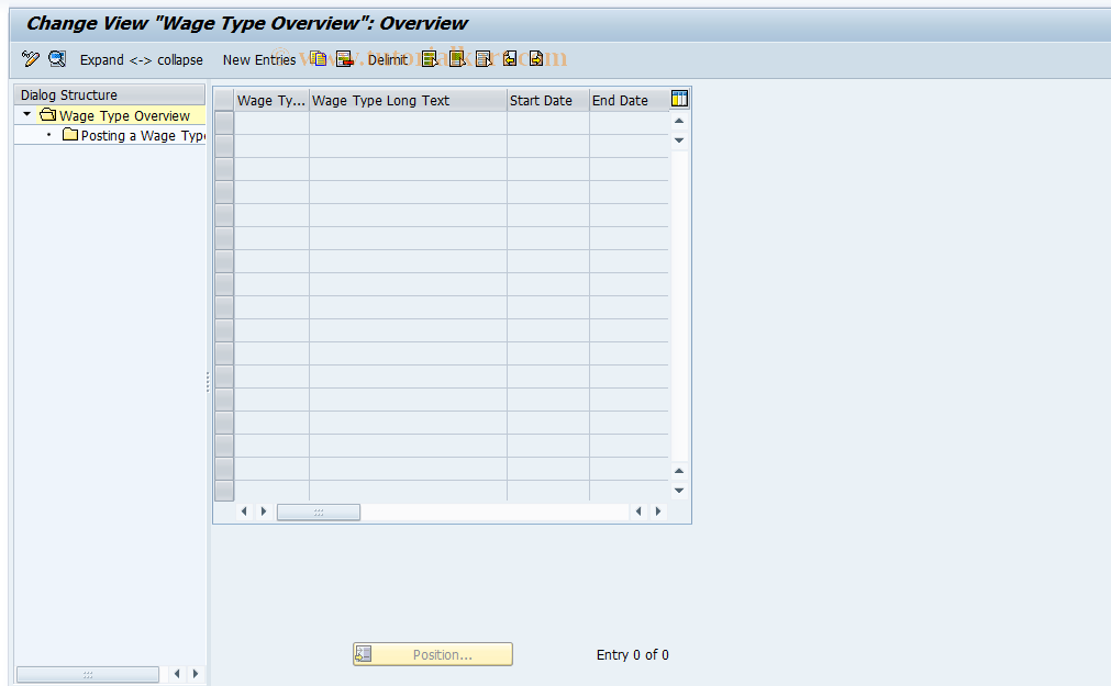 SAP TCode S_AHR_61007369 - IMG-Aktivität: OHASE_RI031