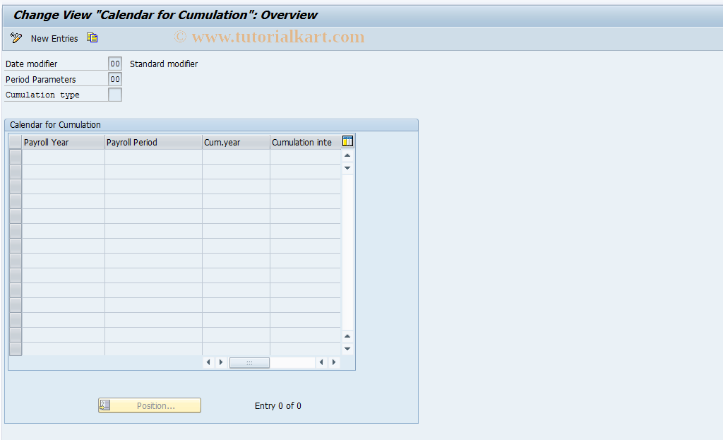 SAP TCode S_AHR_61007385 - IMG-Aktivität: OHAS0902