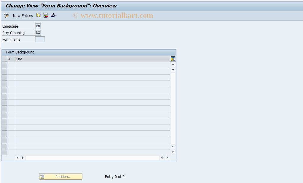 SAP TCode S_AHR_61007415 - IMG-Aktivität: SIMG_OHANZ402