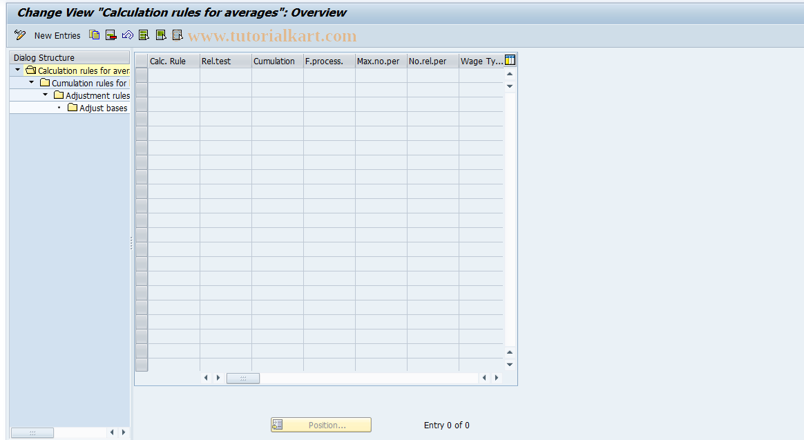 SAP TCode S_AHR_61007425 - IMG-Aktivität: OHAPH_AV511A