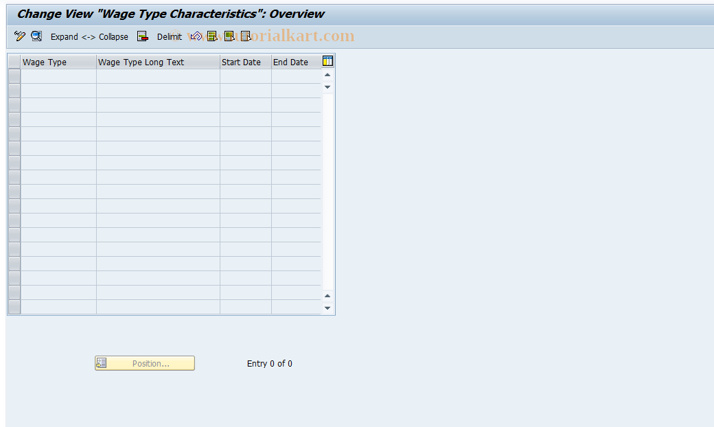 SAP TCode S_AHR_61007435 - IMG-Aktivität: OHAPHUM103