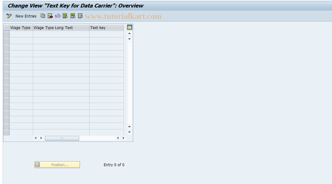 SAP TCode S_AHR_61007469 - IMG-Aktivität: OHAVDT004