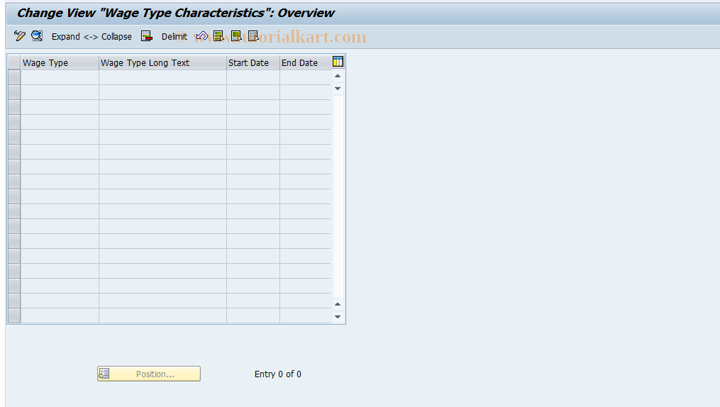 SAP TCode S_AHR_61007490 - IMG-Aktivität: OHANZUM103