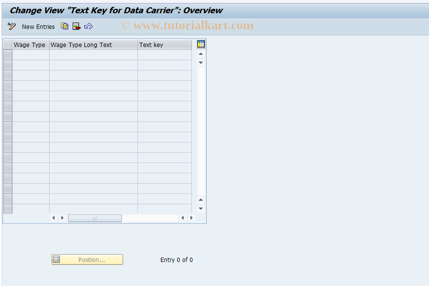 SAP TCode S_AHR_61007539 - IMG-Aktivität: OHALDT004