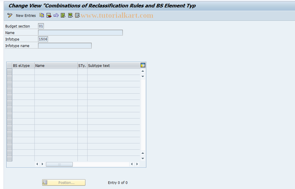 SAP TCode S_AHR_61007553 - IMG Activity: OHP7_0235