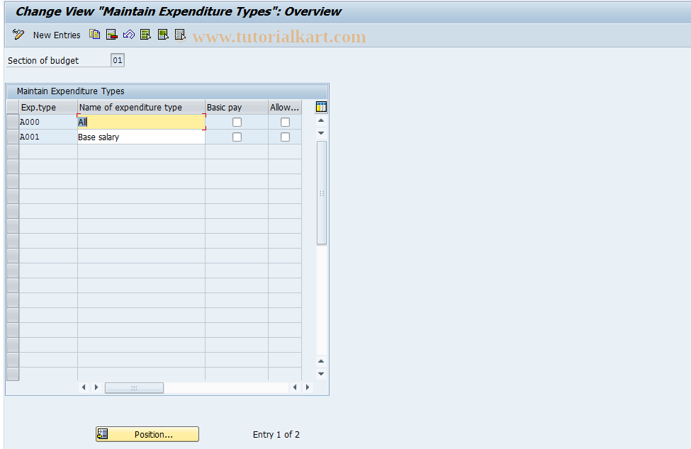 SAP TCode S_AHR_61007557 - IMG Activity: OHP7_0795