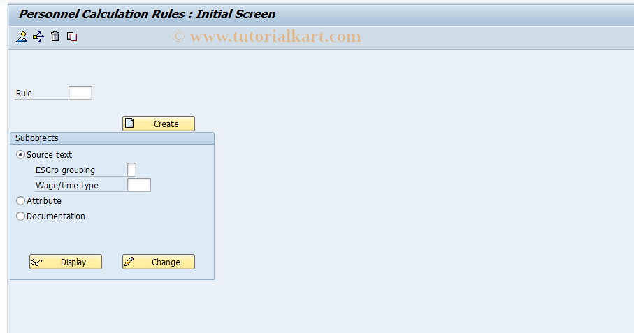 SAP TCode S_AHR_61007626 - IMG-Aktivität: OHAVAB010