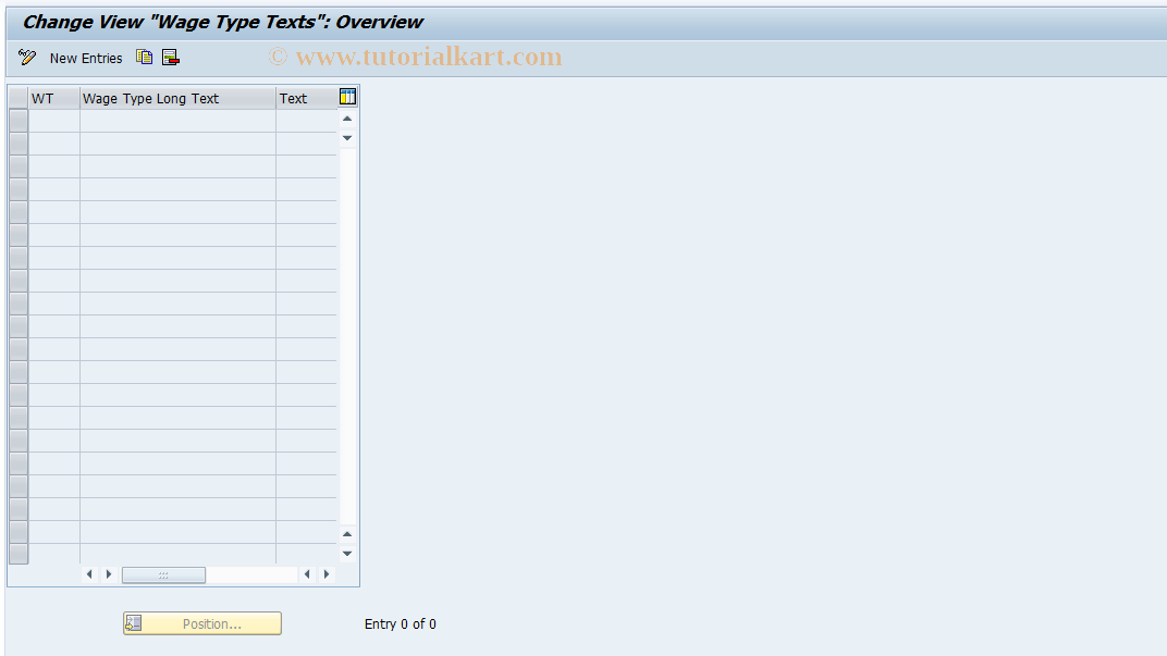 SAP TCode S_AHR_61007634 - IMG-Aktivität: OHAVUM102