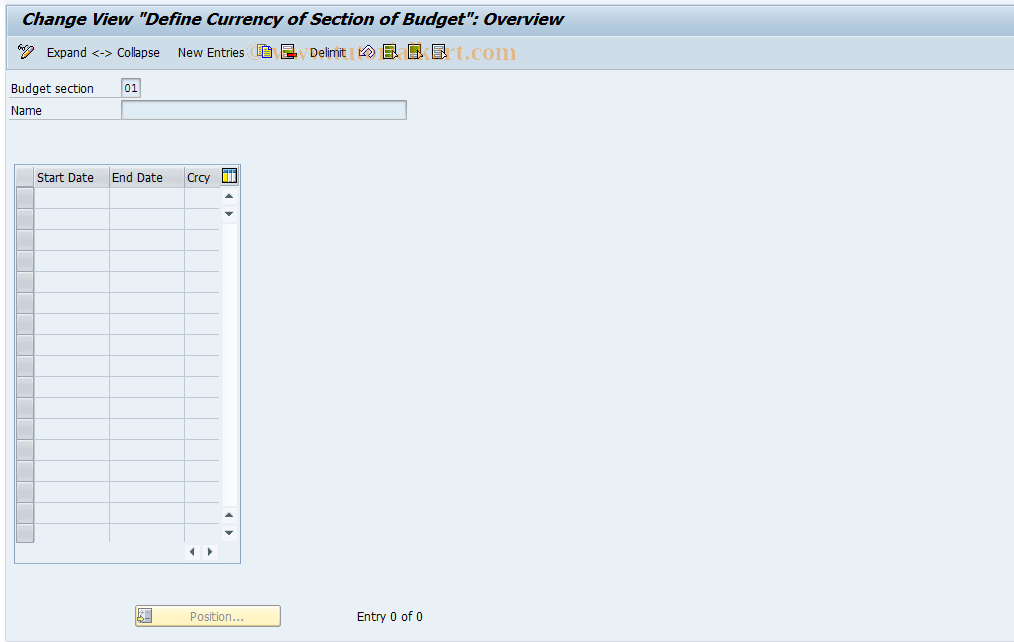 SAP TCode S_AHR_61007647 - IMG Activity: OHP7_0020