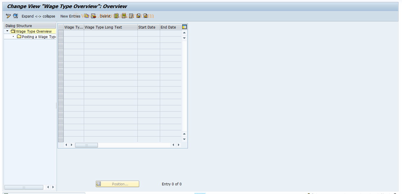 SAP TCode S_AHR_61007669 - IMG-Aktivität: OHALRI031