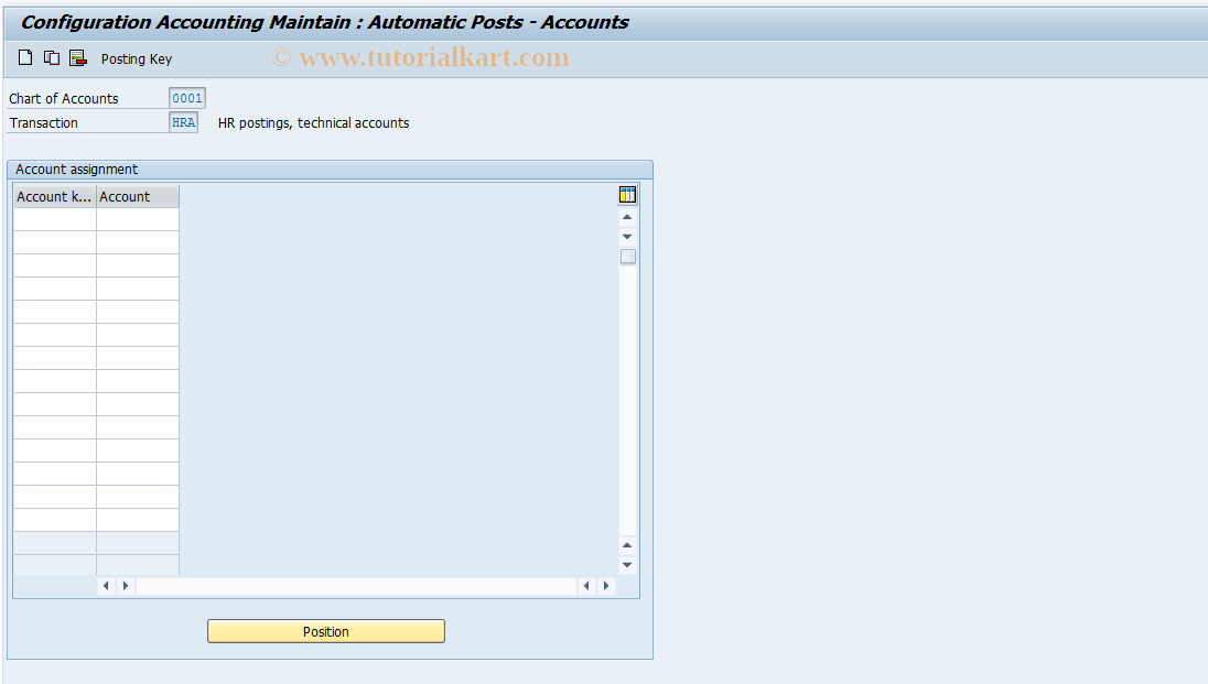 SAP TCode S_AHR_61007676 - IMG-Aktivität: OHALRI056