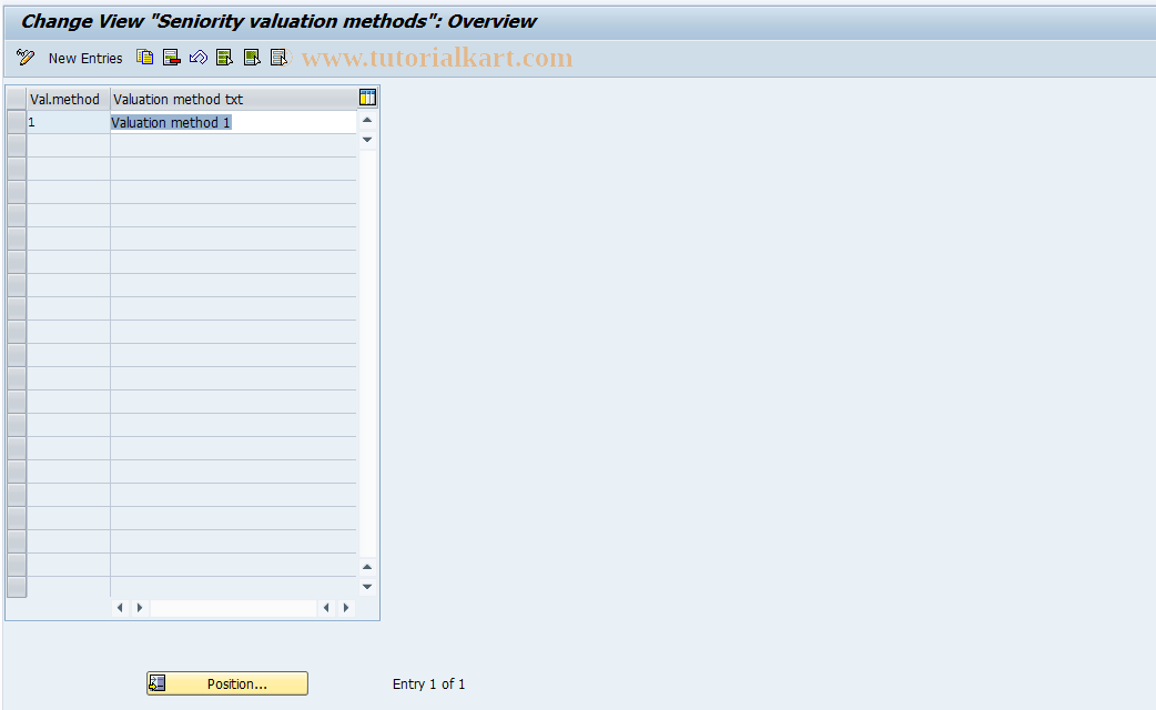 SAP TCode S_AHR_61007683 - IMG Activity: OHAEAN2A