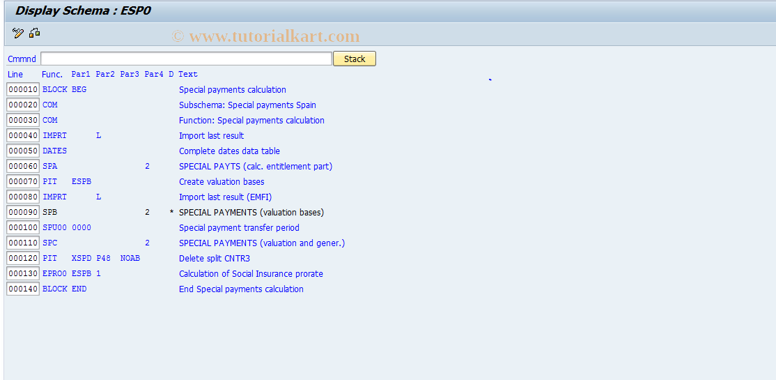 SAP TCode S_AHR_61007699 - IMG Activity: OHAESZ510