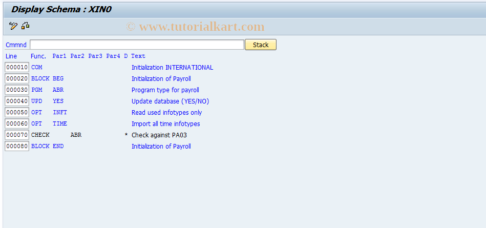 SAP TCode S_AHR_61007738 - IMG-Aktivität: OHALAC010