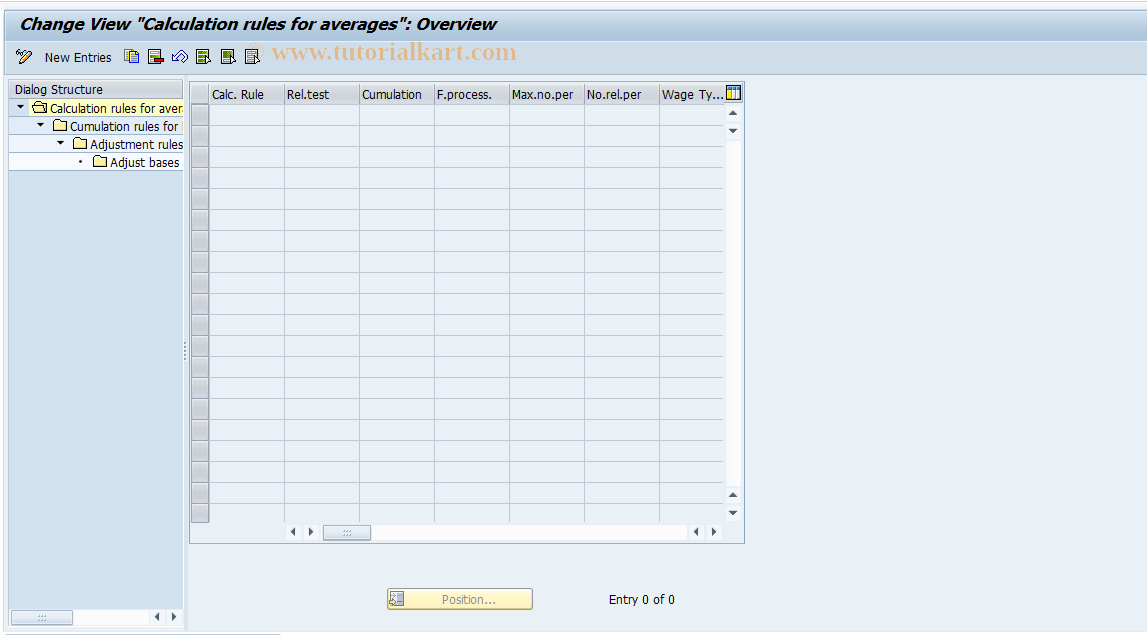 SAP TCode S_AHR_61007754 - IMG-Aktivität: OHAVAV511B