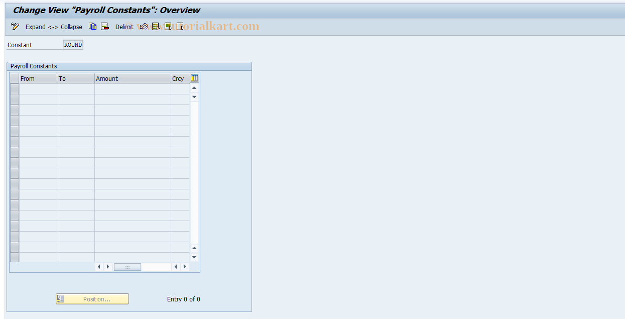 SAP TCode S_AHR_61007758 - IMG-Aktivität: OHAIDTX034