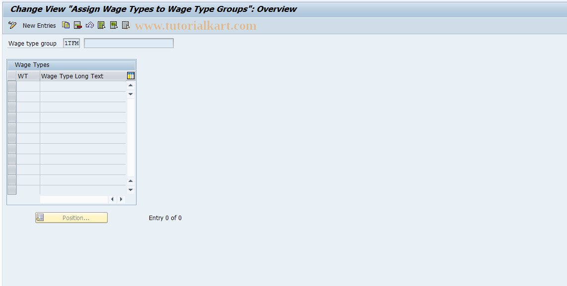 SAP TCode S_AHR_61007760 - IMG-Aktivität: OHAIDTX040