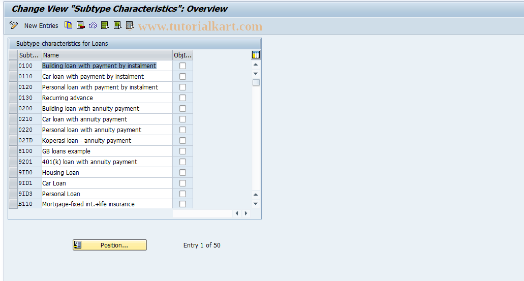 SAP TCode S_AHR_61007765 - IMG-Aktivität: OHAID_CL011