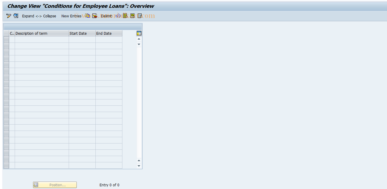 SAP TCode S_AHR_61007768 - IMG-Aktivität: OHAID_CL013