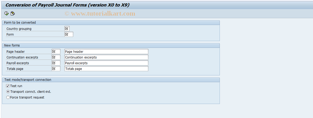 SAP TCode S_AHR_61007771 - IMG-Aktivität: OHAID601