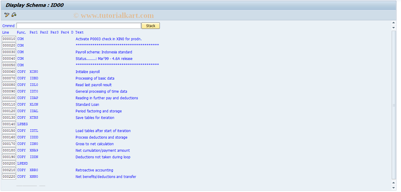 SAP TCode S_AHR_61007775 - IMG-Aktivität: OHAID1040A