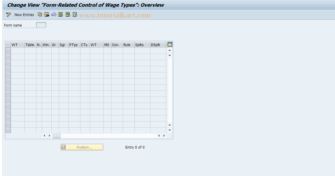 SAP TCode S_AHR_61007801 - IMG-Aktivität: SIMG_OHAID415