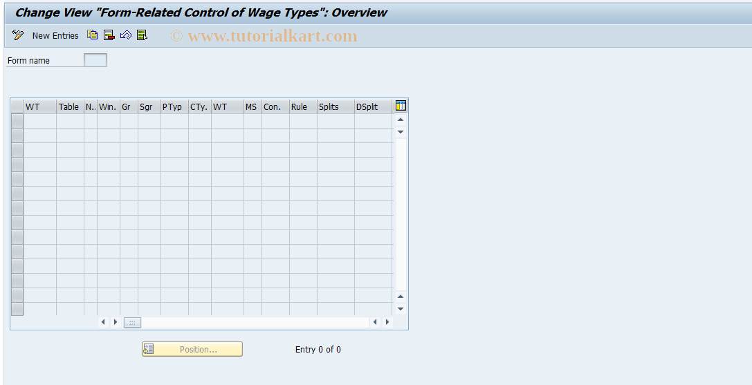 SAP TCode S_AHR_61007820 - IMG-Aktivität: SIMG_OHAID529