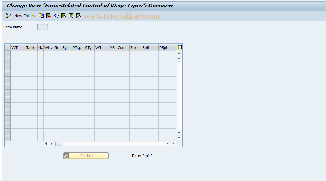SAP TCode S_AHR_61007821 - IMG-Aktivität: SIMG_OHAID409