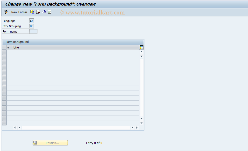 SAP TCode S_AHR_61007830 - IMG-Aktivität: SIMG_OHAID402