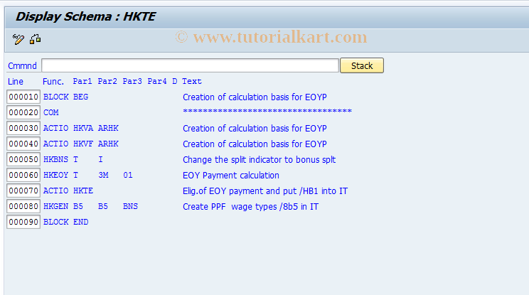 SAP TCode S_AHR_61007854 - IMG-Aktivität: OHAHK_EY065