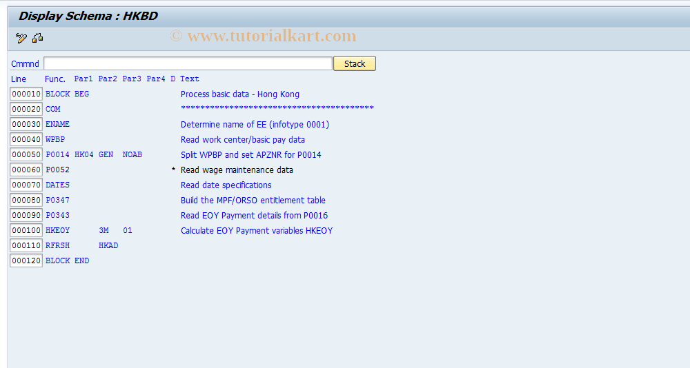 SAP TCode S_AHR_61007875 - IMG-Aktivität: OHAHK_EY030