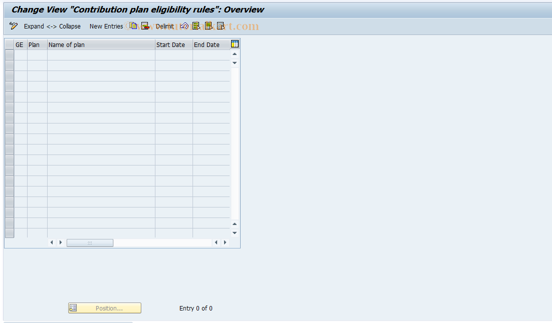 SAP TCode S_AHR_61007886 - IMG-Aktivität: OHAHK_CP030